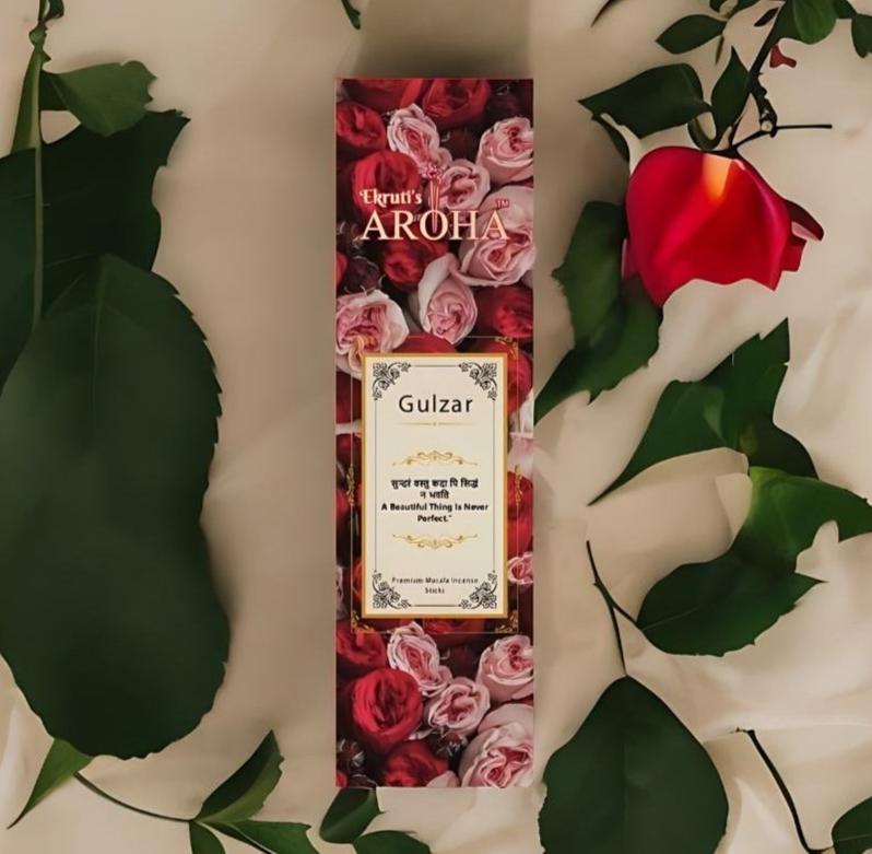 Aroha's Gulzar Premium Masala Incense Sticks - 50 Grams