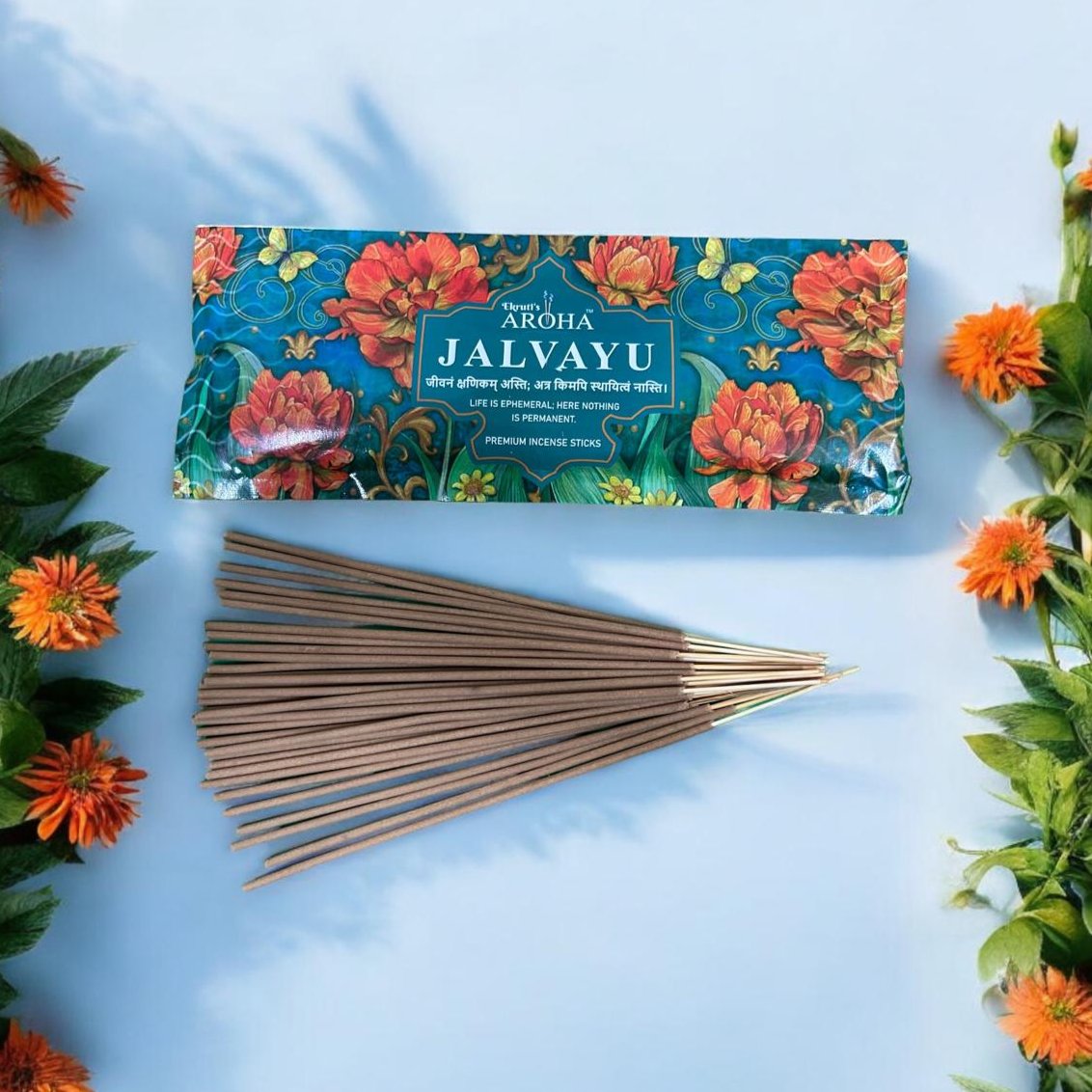 Aroha's Jalvayu Scented Incense Sticks- 100 Grams (60 Sticks)