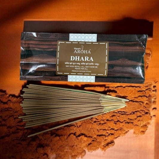 Aroha's Dhara Scented Incense Sticks - 100 Grams (60 Sticks)